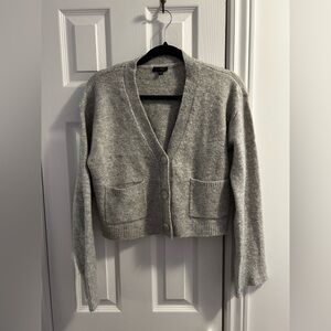Dynamite Light heather grey cardigan